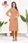 Kalakruti Vol 1 By Ganpati Cotton Printed Straight Kurti Wholesale Price In Surat

